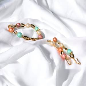 Rainbow Pearls Jewelry Set