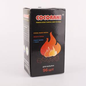 Уголь для кальяна Cocorani, 1 кг (96 шт)