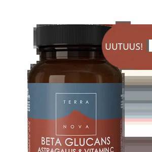 Terranova Beta Glucans Astragalus & Vitamin-C Complex 50 kaps.