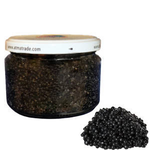 Икра и рыбные продукты  Black Caviar from fatty fish 250g roe