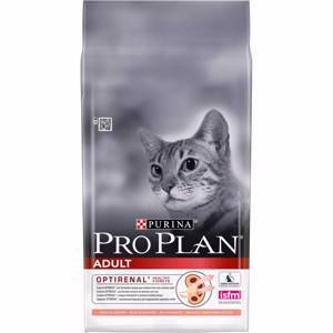 Сухой корм Pro Plan® для взрослых кошек от 1 года, с лососем, пакет, 10 кг