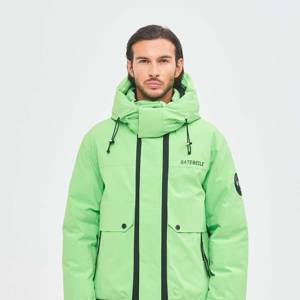 Куртка BATEBEILE для мужчин 7915  цвет зеленый с черным