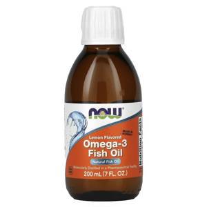 NOW Omega-3 Fish Oil Lemon Flavored