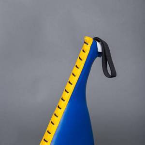 Ракетка двойная для тхэквондо ФРЕШ PROFSPORT сине-желтая (М)