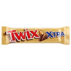 Шоколадный батончик Twix "Xtra", 82 г