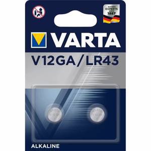 VARTA V12GA / LR43 nappiparisto, 2 kpl