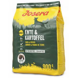 Josera Ente & Kartoffel беззерновой корм для собак с уткой и картофелем 0,9кг