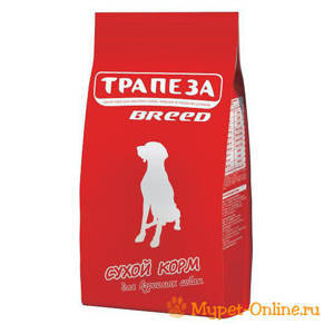 Корм для собак Трапеза Breed, 18 кг, мясное ассорти