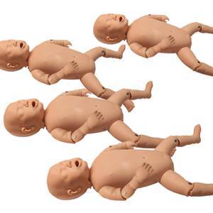 Комплект из 4 манекенов, имитирующих ребенка в возрасте 3-х месяцев для отработки навыков сердечно-легочной реанимации