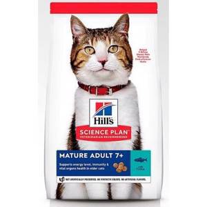 Hill's SP Feline Mature Adult 7+ Сухой корм для кошек старше 7 лет (Тунец)