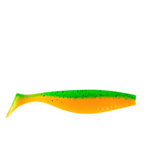 Приманка ZUB-PROVOCATOR 145мм(5,7")-5шт, (цвет 022) зеленый верх -оранжевый низ