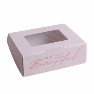 Коробка складная mini «Beautiful», 10*8*3.5 см., 1 шт.