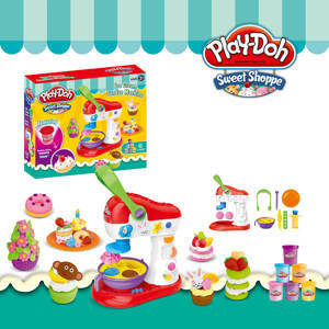 Набор для лепки Play-Doh Магазин сладостей: Машина для мороженого 6 цветов (инструменты, формочки, фигурка) (677-C506)