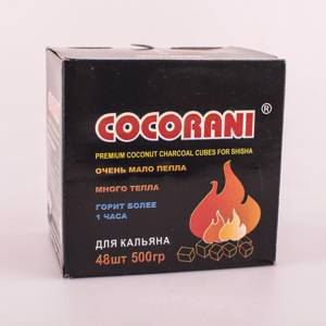 Уголь для кальяна Cocorani, 0,25 кг (24 шт)