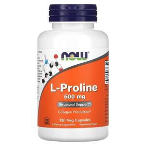 NOW L-Proline 500 mg