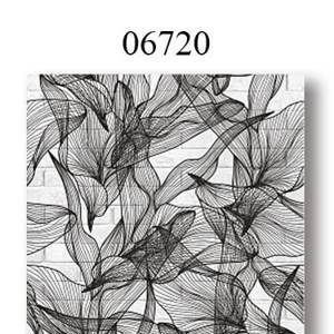 06720 Дизайн- панели PANDA "Цветочные узоры" Панно 4 шт