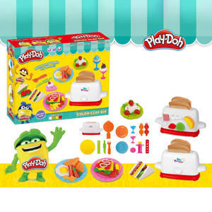 Набор для лепки Play-Doh Кухня: Тостер 4 цвета (инструменты, формочки, фигурка) (677-C509)