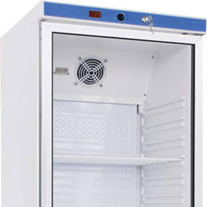 Шкаф холодильный формата 65*53.5 см объемом 570 л со стеклянный дверью, эмалированный Koreco HR600G