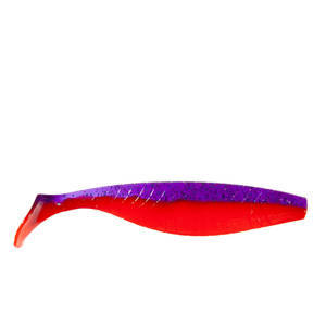Приманка ZUB-PROVOCATOR 145мм(5,7")-5шт, (цвет 021) фиолетовый верх -красный низ