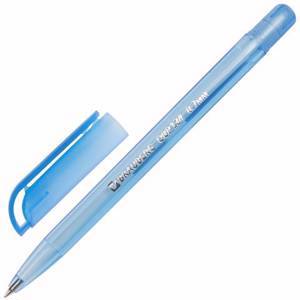 Ручка шариковая масляная BRAUBERG "Olive Pen Tone", СИНЯЯ, корпус тонированный, пишущий узел 0,7 мм,