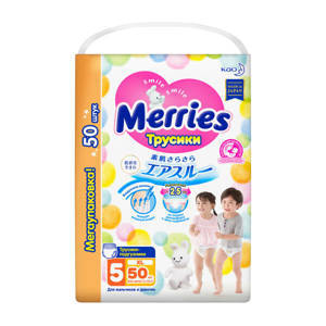 Merries Трусики-подгузники для детей, размер XL 12-22 кг./50 шт.