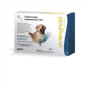 Стронгхолд 240 мг для собак массой от 20,1 до 40 кг,  цена за 1 пипетку