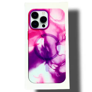 Чехол Rainbow Magnetic для iPhone 13 фиолетовый