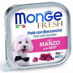 Консервы для собак Monge Dog Fresh Говядина 100 г