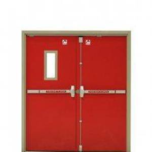 Противопожарная дымогазозащищенная металлическая дверь для отелей и апартаментов DORREN F-steel Type