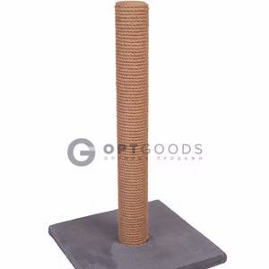 Когтеточка столбик на подставке КД-10 PerseiLine джут, 54х31 см