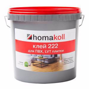 Клей для ПВХ, LVT плитки Homa Homakoll 222 6 кг