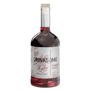 DRINKSOME Cranberries & Spices (безалкогольный кордиал Клюква и Специи DRINKSOME 0,7 л)