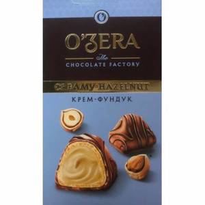 Яшкино Конфеты OZERA с молочно-ореховой нач, 150гр 1/12