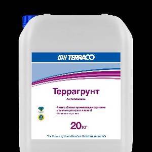 Грунтовка антигрибков Terraco Террагрунт Антиплесень 1/5/20 кг