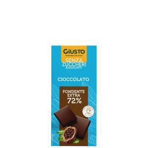 GIUSTO SENZA ZUCCHERO TAVOLETTA EXTRA FONDENTE 85 G, CIOCCOLATO FONDENTE EXTRA