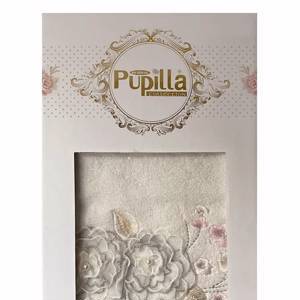 Набор полотенец Pupilla ROSE LINDA (1 шт.) бамбук (50*90) белый