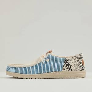 Men's Lee® x HEYDUDE™ Wally Shoe in Blue Multi