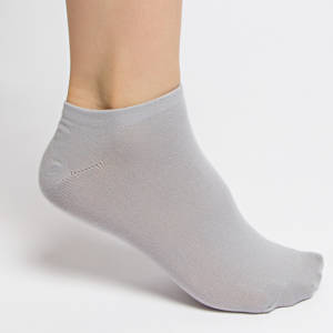 Укороченные женские носки Цвет серый