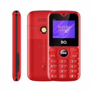Мобильный кнопочный телефон BQ 1853 Life Red+Black