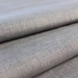 Ткань для постельного белья, ширина 220 см, цв.серый 100% лён