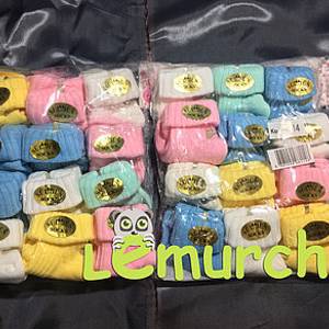 Носочки для ребенка вязаные теплые Турция упаковка (12 пар)