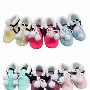 Велюровые пинетки-ботиночки для малышей 9011 ВП