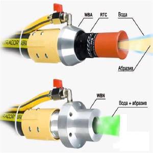 Сопло пескоструйное WBN-6.5 ТС для влажной очистки,вход 32 мм