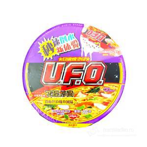 Жареная лапша "U.F.O" со вкусом салата из кальмара 123 гр