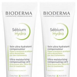 Bioderma Sébium Hydra Ultra-Moisturising Compensating Care 2 x 40ml