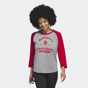 Scarlet Knights 3/4 Sleeve Baseball Tee