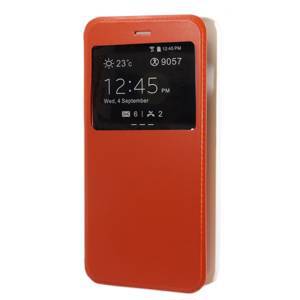 Book Case S View cover Apple iPhone 6 plus (orange)