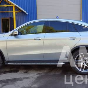 Перетяжка салона Mercedes-Benz GLE Coupe в стиле Designo.