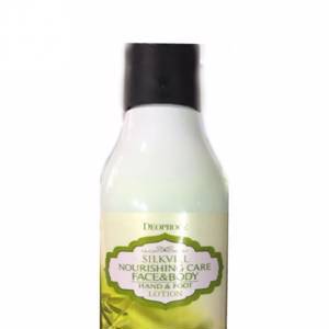 Питательный лосьон для лица и тела с маслом Оливы Deoproce silkvill nourishing care face & body hand & foot lotion 200мл