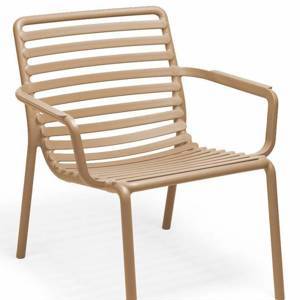 Лаунж-кресло пластиковое Doga Relax капучино 700х755х760 мм